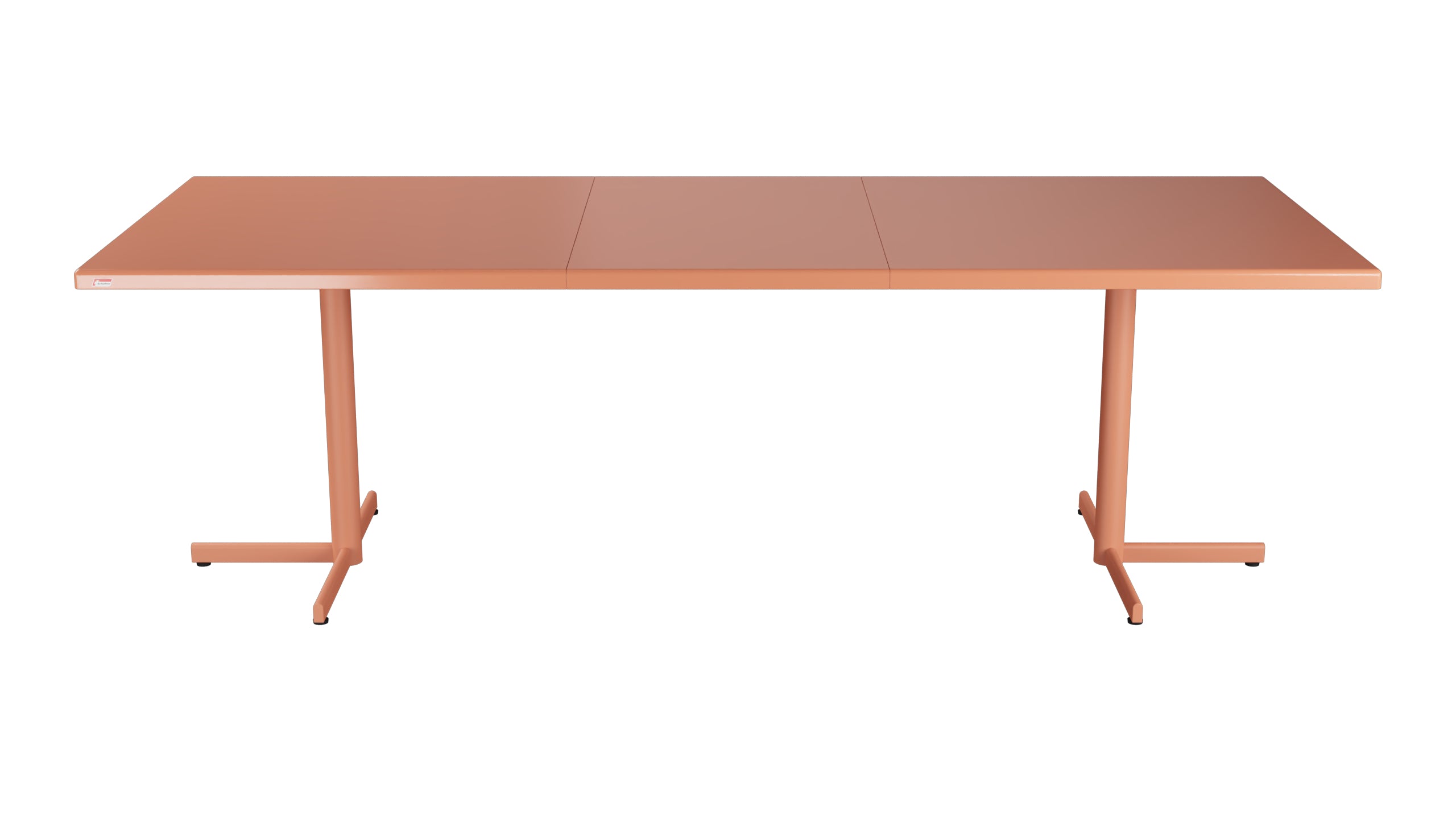 Bodensee Glasfaser-Gartentisch 176/234x95 eckig klappbar, ausziehbar in Pastellterracotta präsentiert im Onlineshop von KAQTU Design AG. Gartentisch ist von Schaffner
