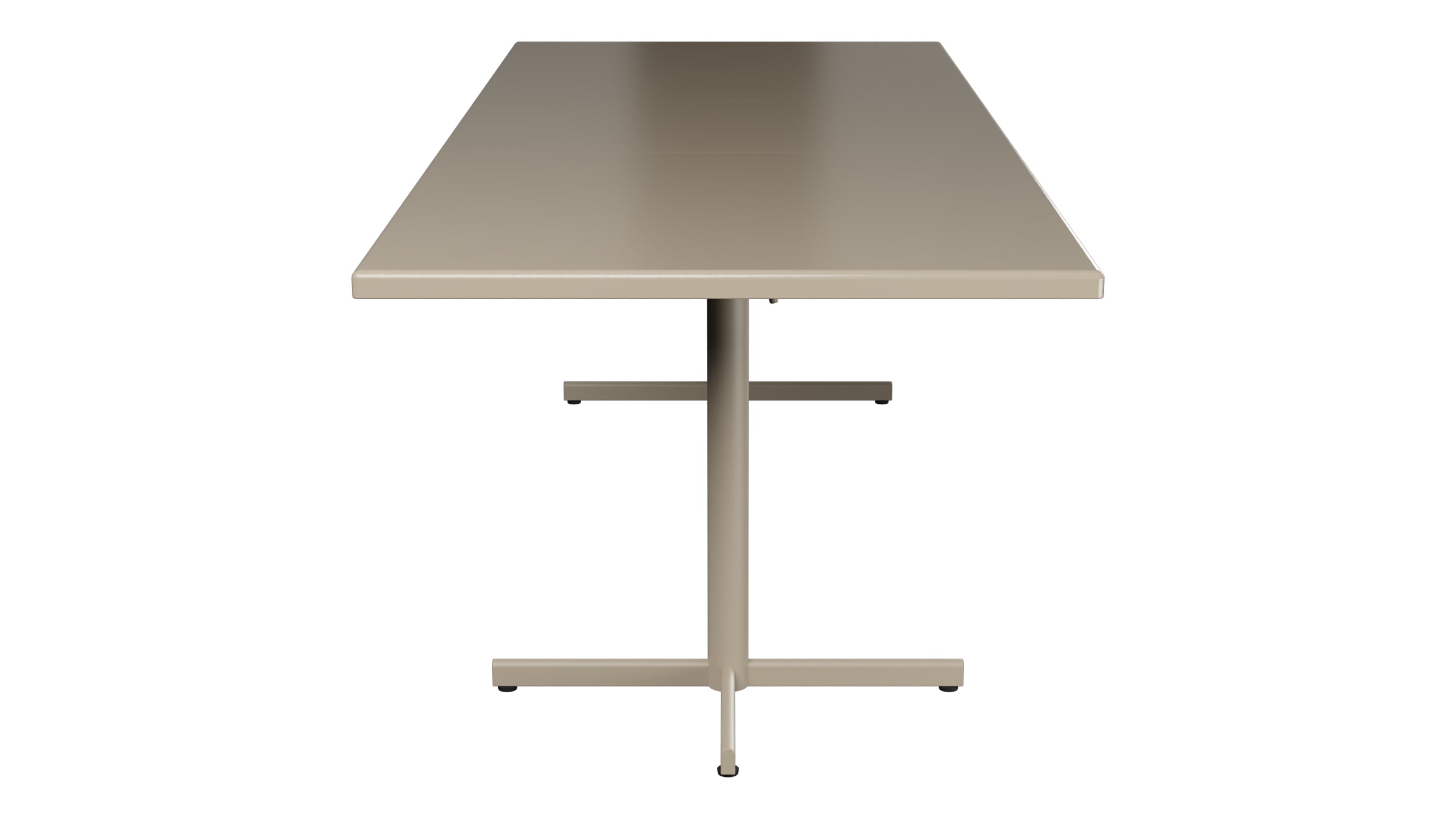 Bodensee Glasfaser-Gartentisch 176/234x95 eckig klappbar, ausziehbar in Champagner präsentiert im Onlineshop von KAQTU Design AG. Gartentisch ist von Schaffner