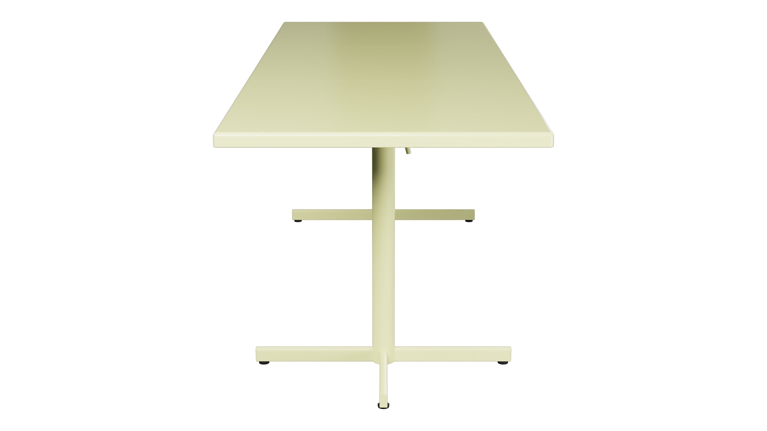 Bodensee Glasfaser-Gartentisch 140/210x80 klappbar, ausziehbar in Buchsbaumgelb präsentiert im Onlineshop von KAQTU Design AG. Gartentisch ist von Schaffner