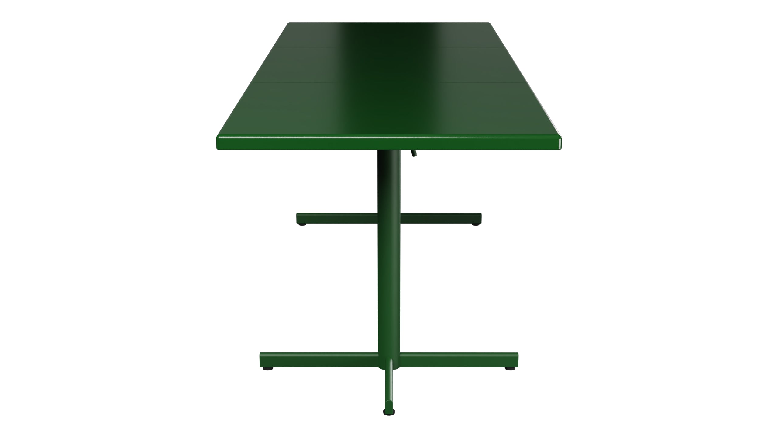 Bodensee Glasfaser-Gartentisch 140/210x80 klappbar, ausziehbar in Tannengrün präsentiert im Onlineshop von KAQTU Design AG. Gartentisch ist von Schaffner