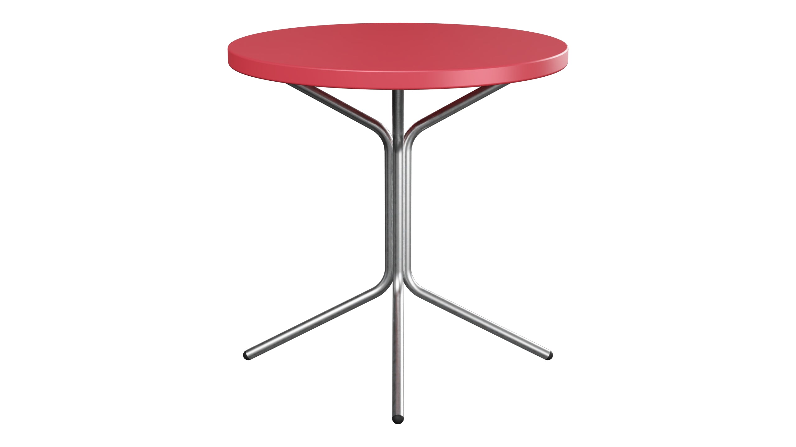 PIX Metall-Beistelltisch Outdoor ø54 / 54 in Ahornrot präsentiert im Onlineshop von KAQTU Design AG. Beistelltisch Outdoor ist von Schaffner