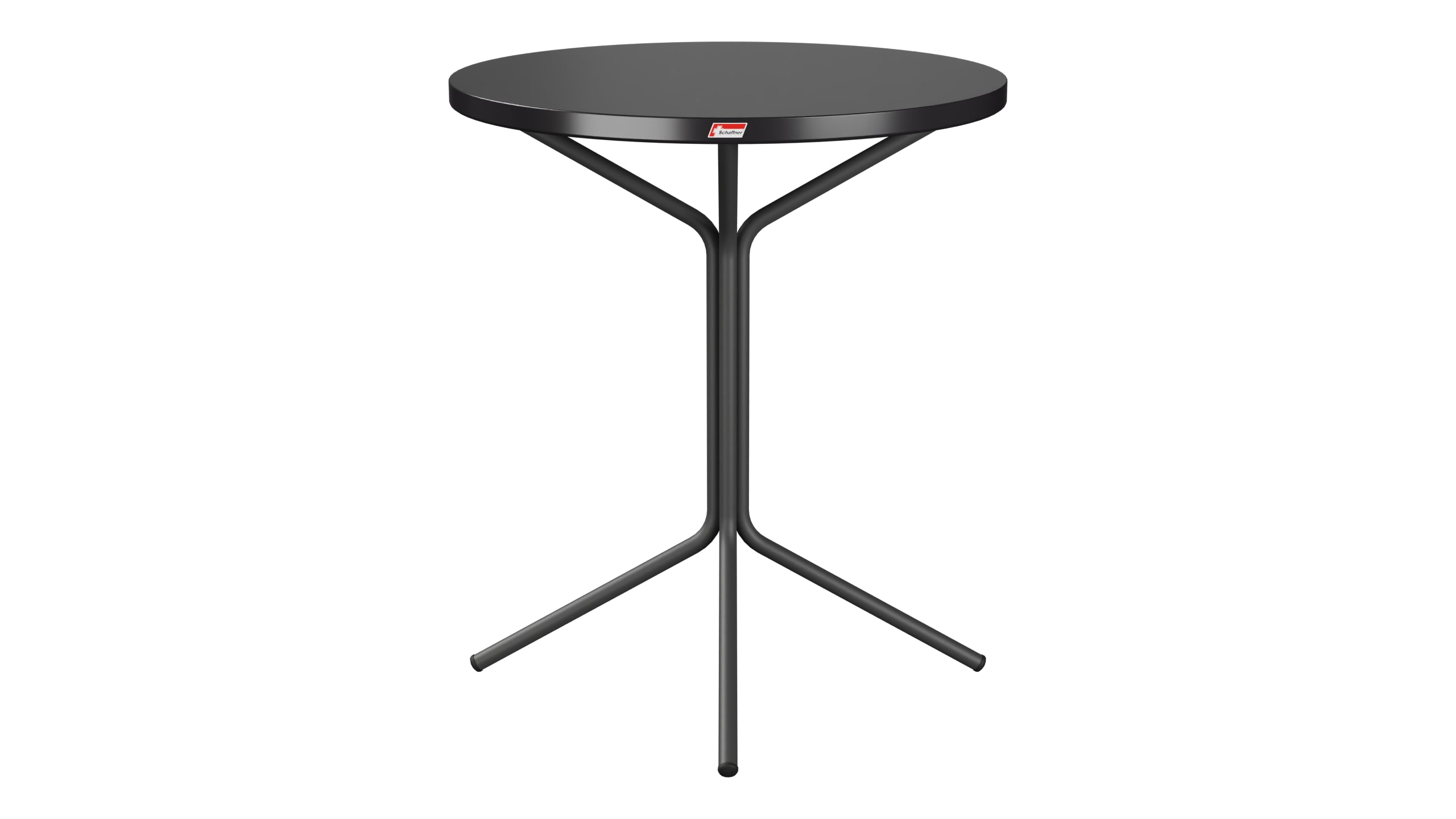 PIX Metall-Gartentisch ø60 / 70 in Schwarz präsentiert im Onlineshop von KAQTU Design AG. Gartentisch ist von Schaffner