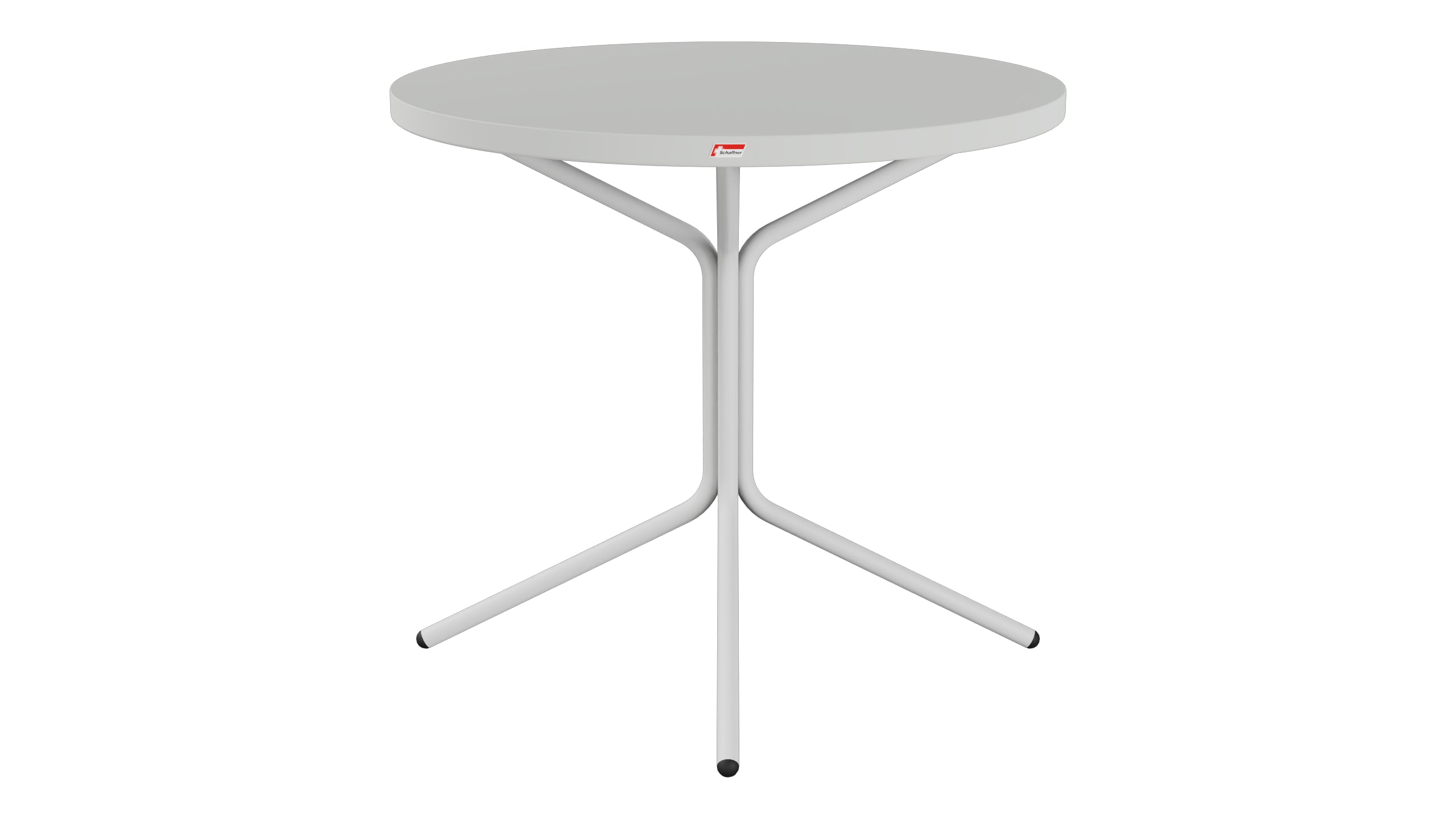 PIX Metall-Gartentisch ø80 / 72 in Alusilber präsentiert im Onlineshop von KAQTU Design AG. Gartentisch ist von Schaffner