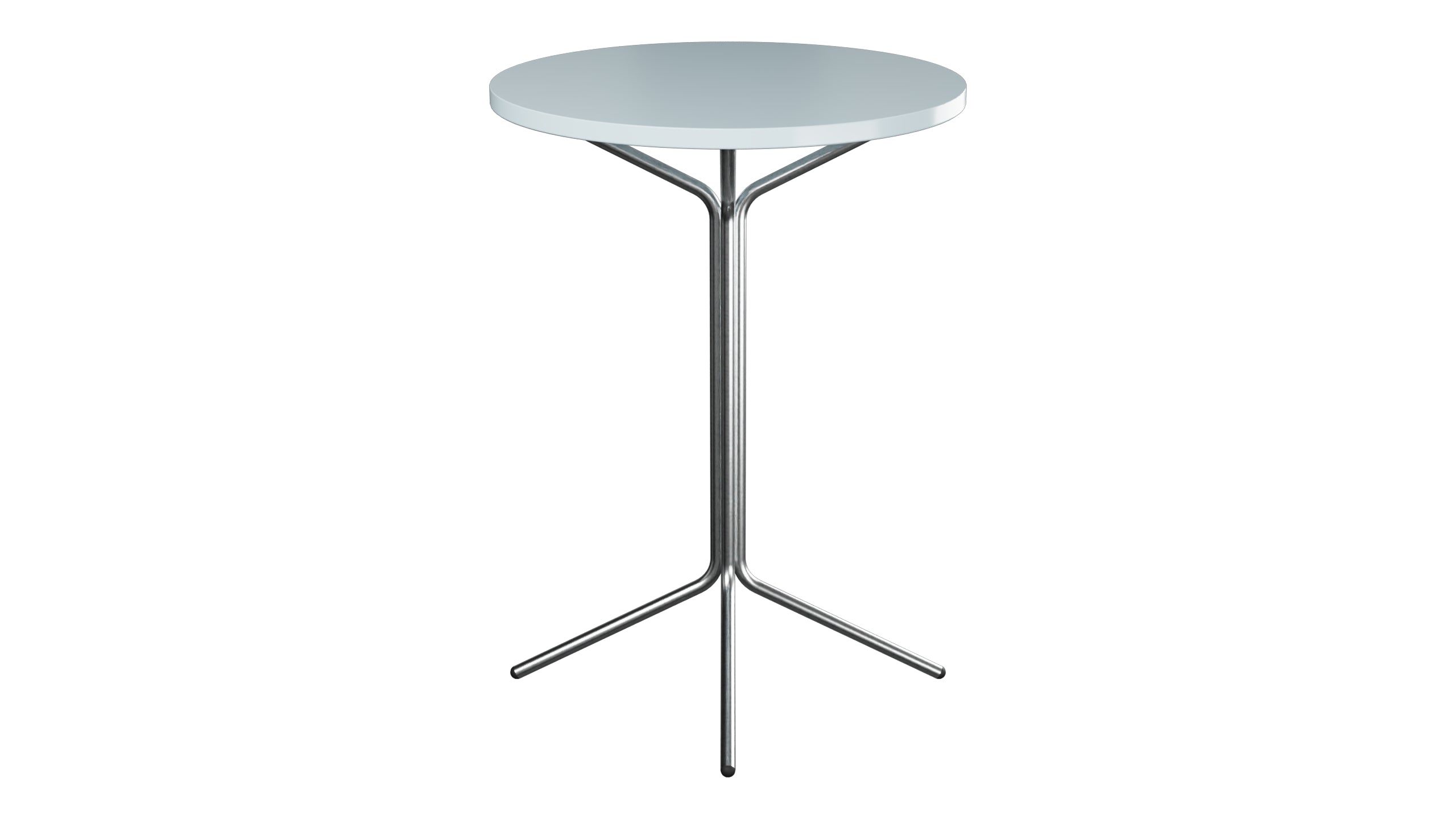 PIX Metall-Stehtisch Outdoor ø80 / 110 in Pastellblau präsentiert im Onlineshop von KAQTU Design AG. Hochtisch Outdoor ist von Schaffner