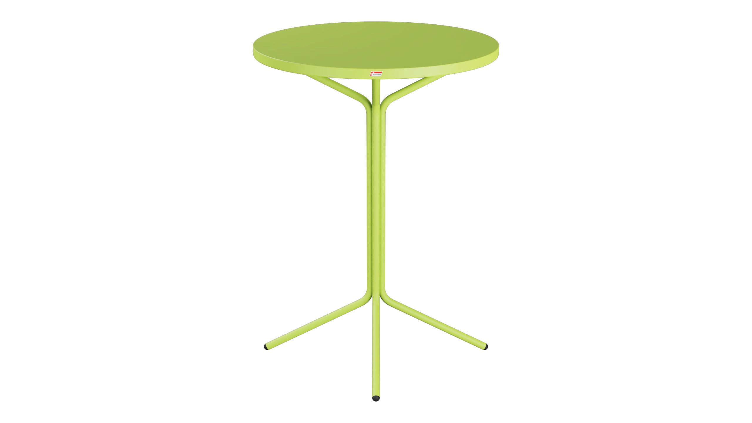 PIX Metall-Stehtisch Outdoor ø80 / 110 in Hellgrün präsentiert im Onlineshop von KAQTU Design AG. Hochtisch Outdoor ist von Schaffner