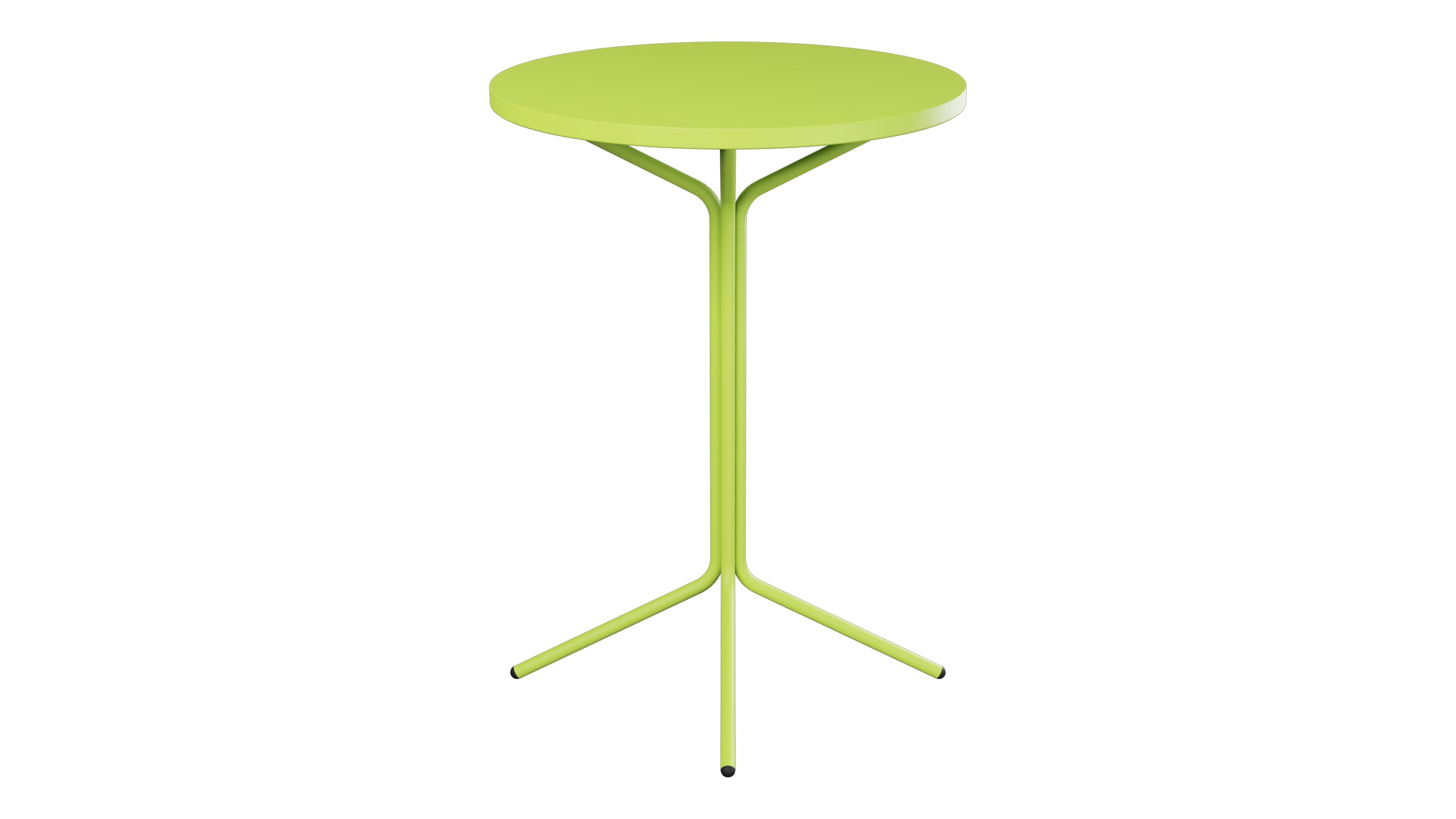 PIX Metall-Stehtisch Outdoor ø80 / 110 in Hellgrün präsentiert im Onlineshop von KAQTU Design AG. Hochtisch Outdoor ist von Schaffner
