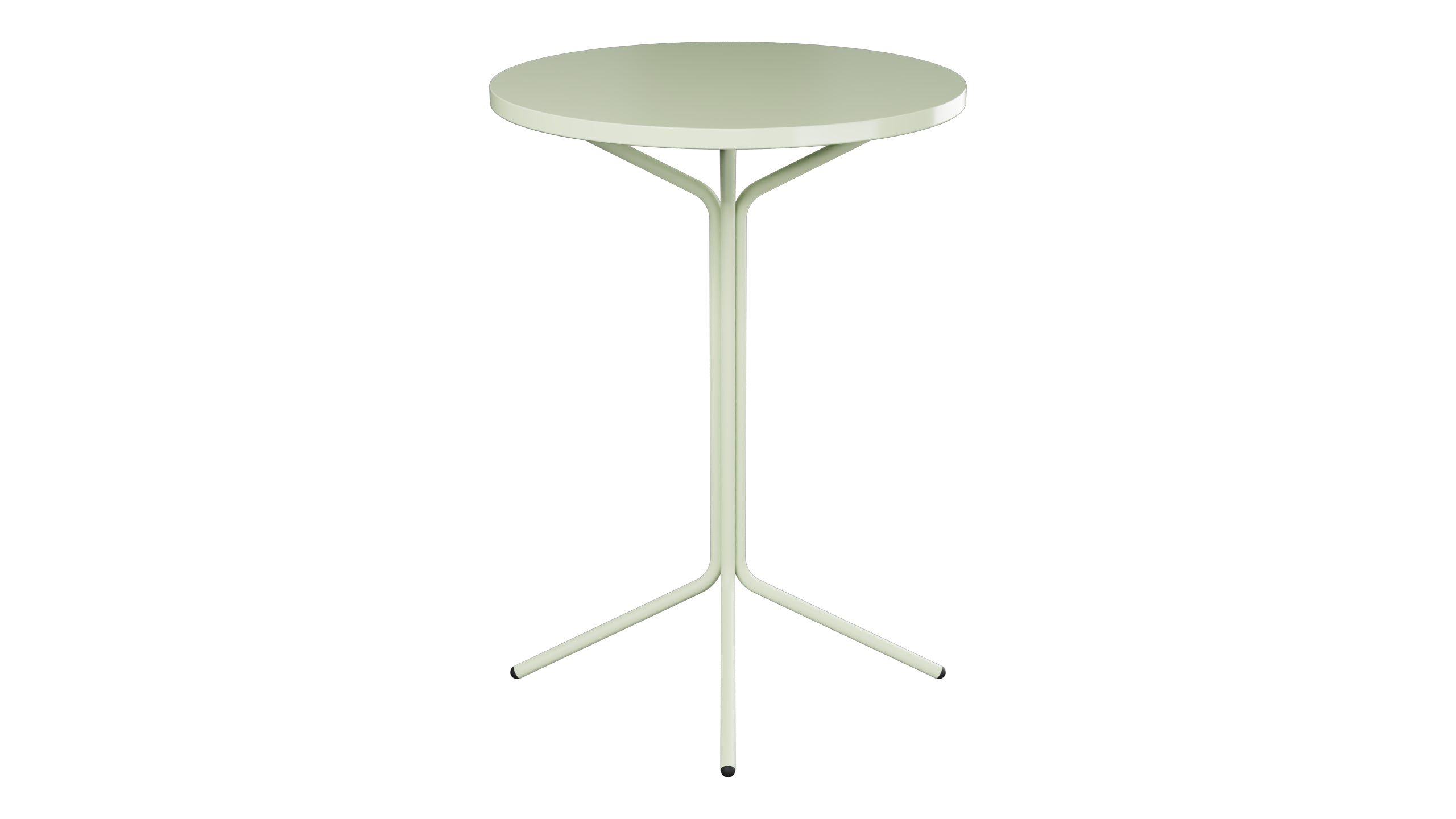 PIX Metall-Stehtisch Outdoor ø80 / 110 in Pastellgrün präsentiert im Onlineshop von KAQTU Design AG. Hochtisch Outdoor ist von Schaffner