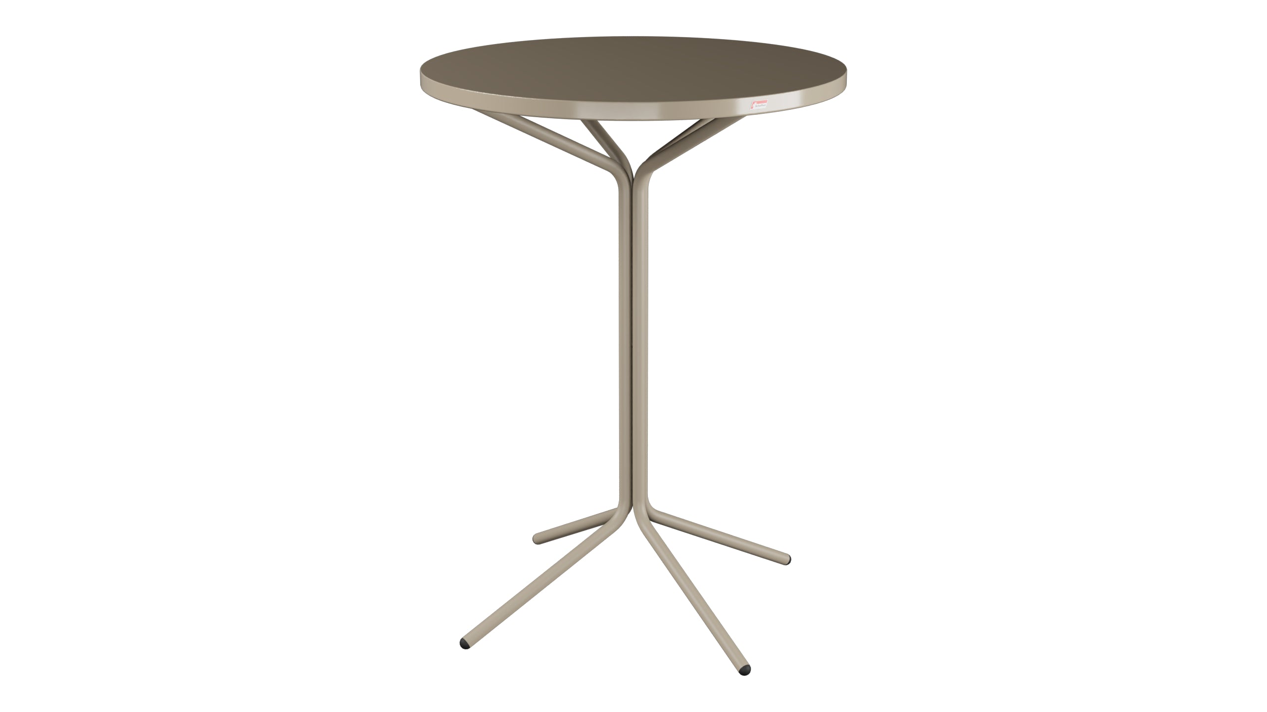PIX Metall-Stehtisch Outdoor ø80 / 110 in Champagner präsentiert im Onlineshop von KAQTU Design AG. Hochtisch Outdoor ist von Schaffner