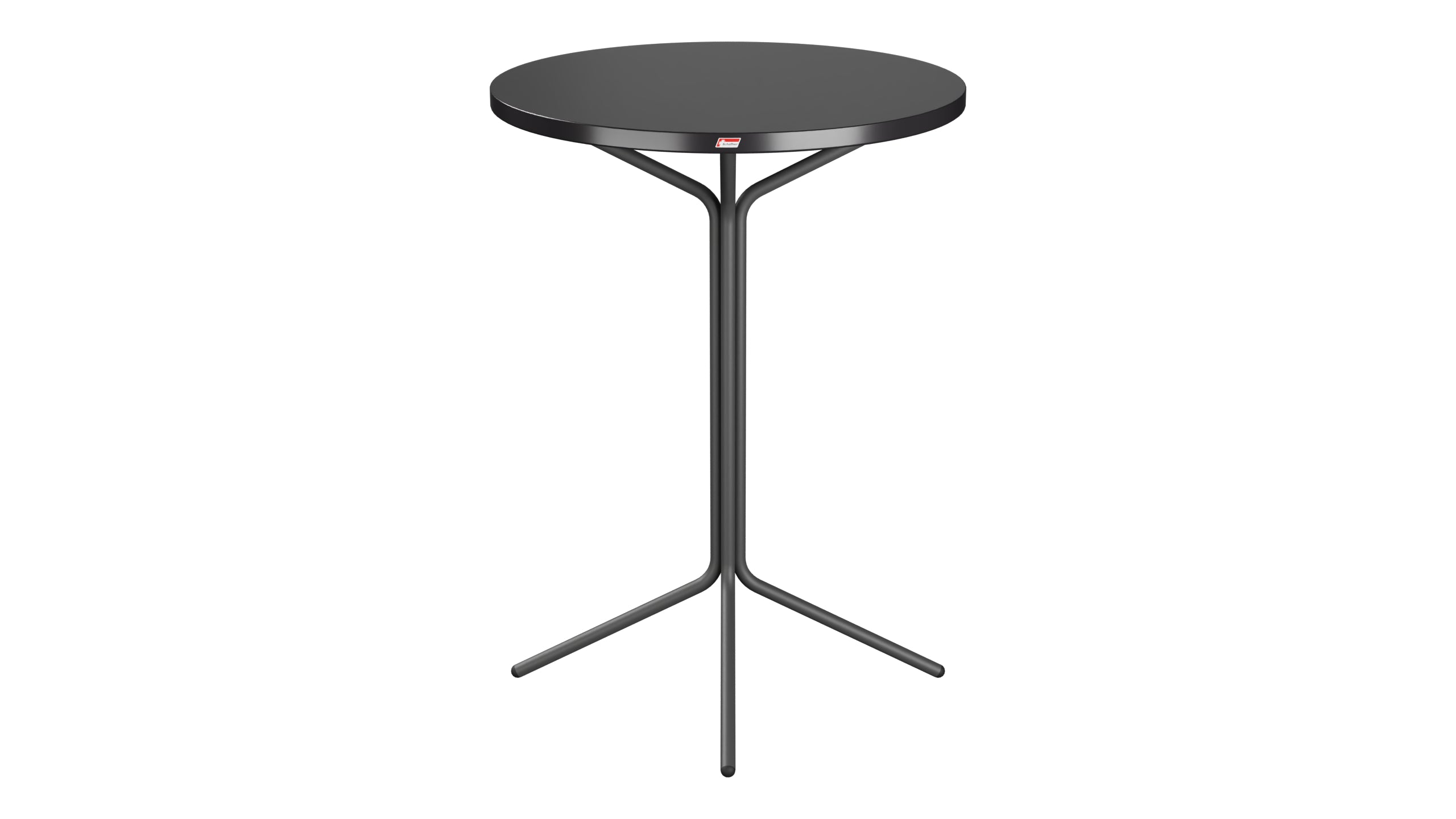 PIX Metall-Stehtisch Outdoor ø80 / 110 in Schwarz präsentiert im Onlineshop von KAQTU Design AG. Hochtisch Outdoor ist von Schaffner