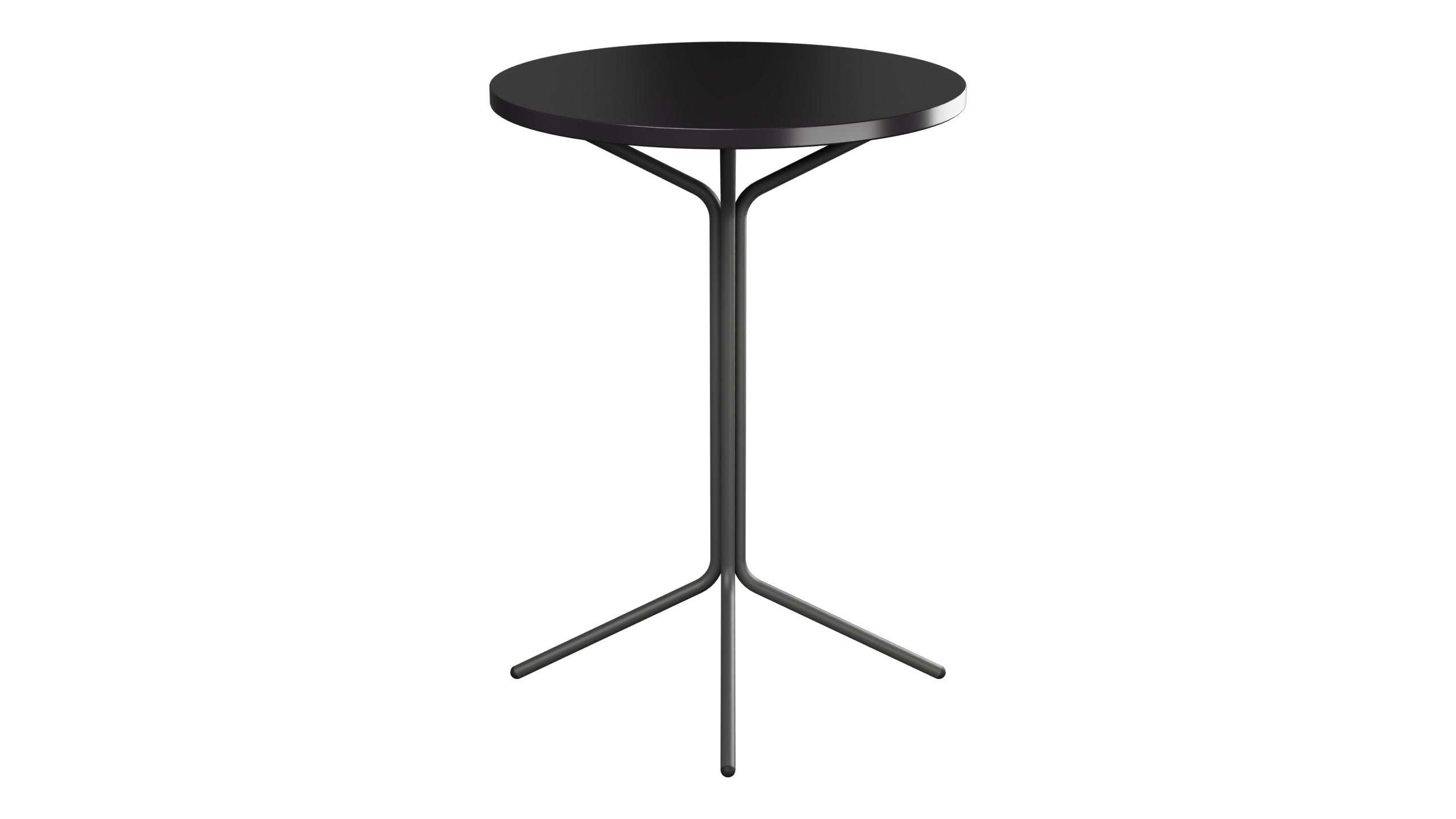 PIX Metall-Stehtisch Outdoor ø80 / 110 in Schwarz präsentiert im Onlineshop von KAQTU Design AG. Hochtisch Outdoor ist von Schaffner