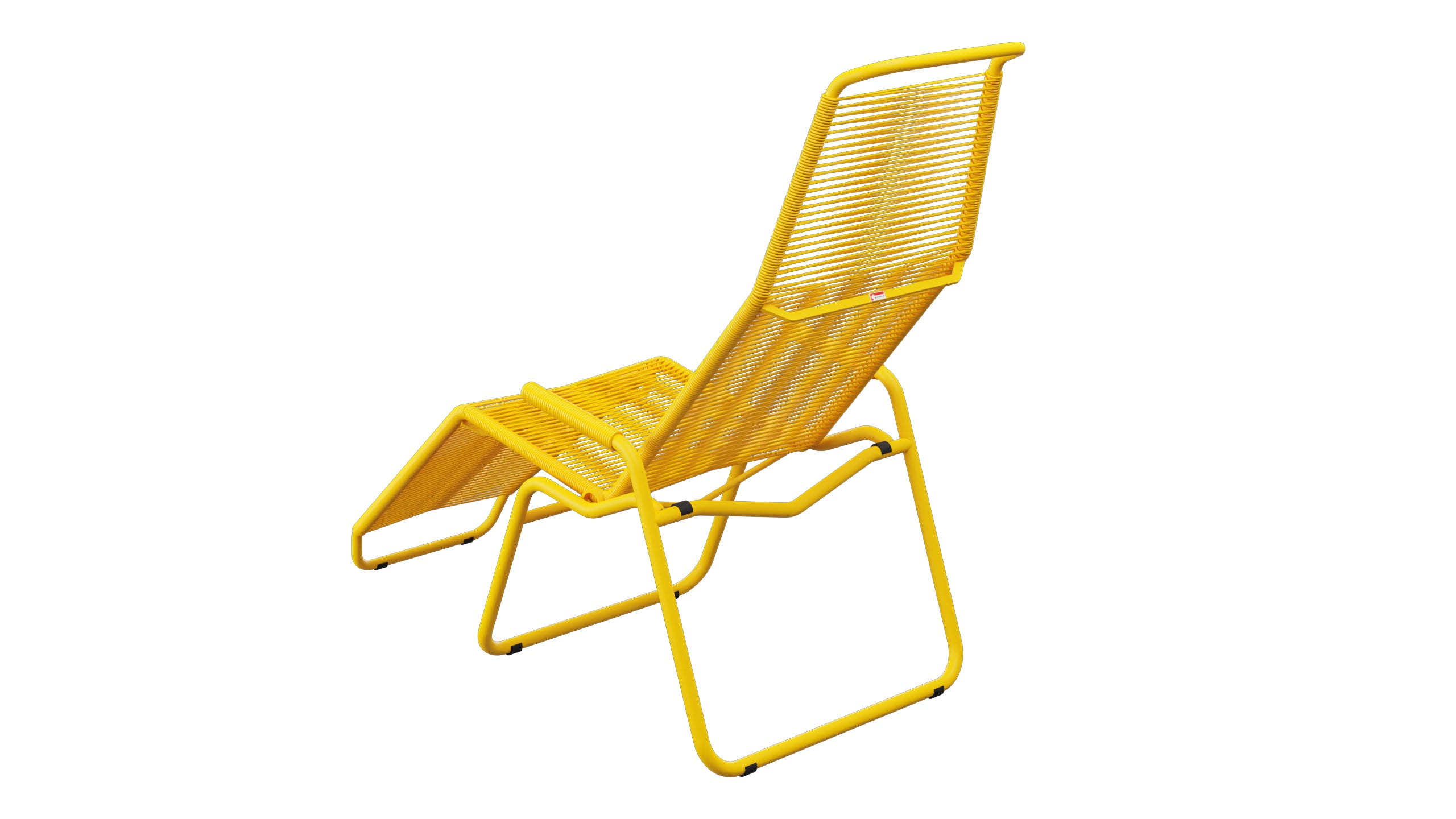 Liege Brissago Spaghetti in Gelb präsentiert im Onlineshop von KAQTU Design AG. Liegestuhl ist von Schaffner
