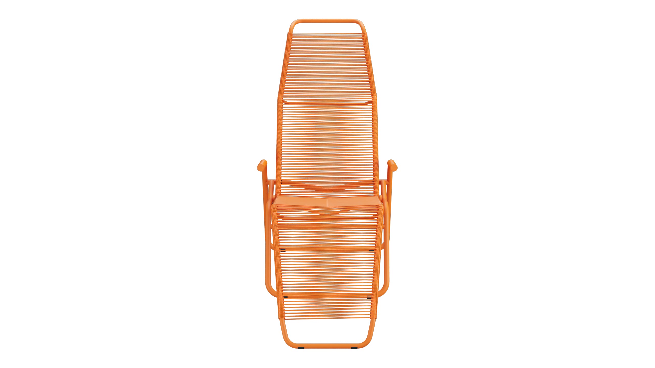 Liege Brissago Spaghetti in Orange präsentiert im Onlineshop von KAQTU Design AG. Liegestuhl ist von Schaffner