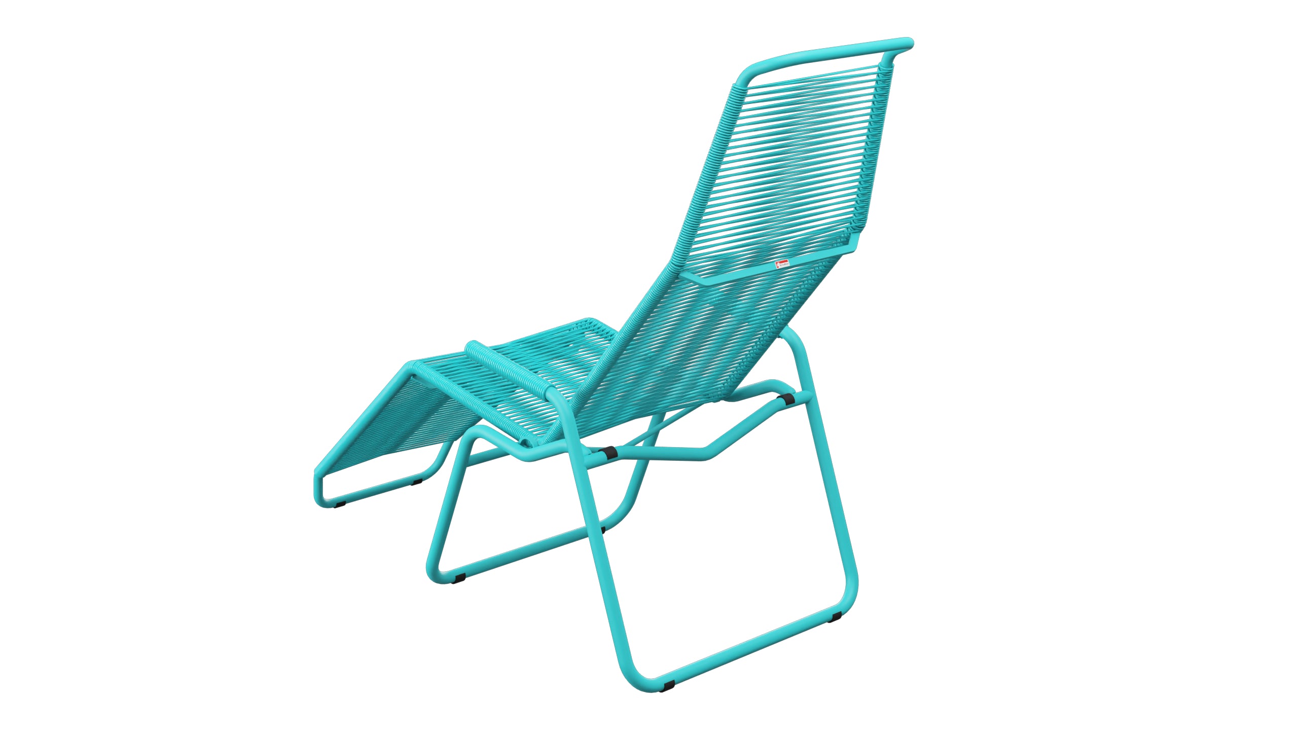 Liege Brissago Spaghetti in Türkis präsentiert im Onlineshop von KAQTU Design AG. Liegestuhl ist von Schaffner