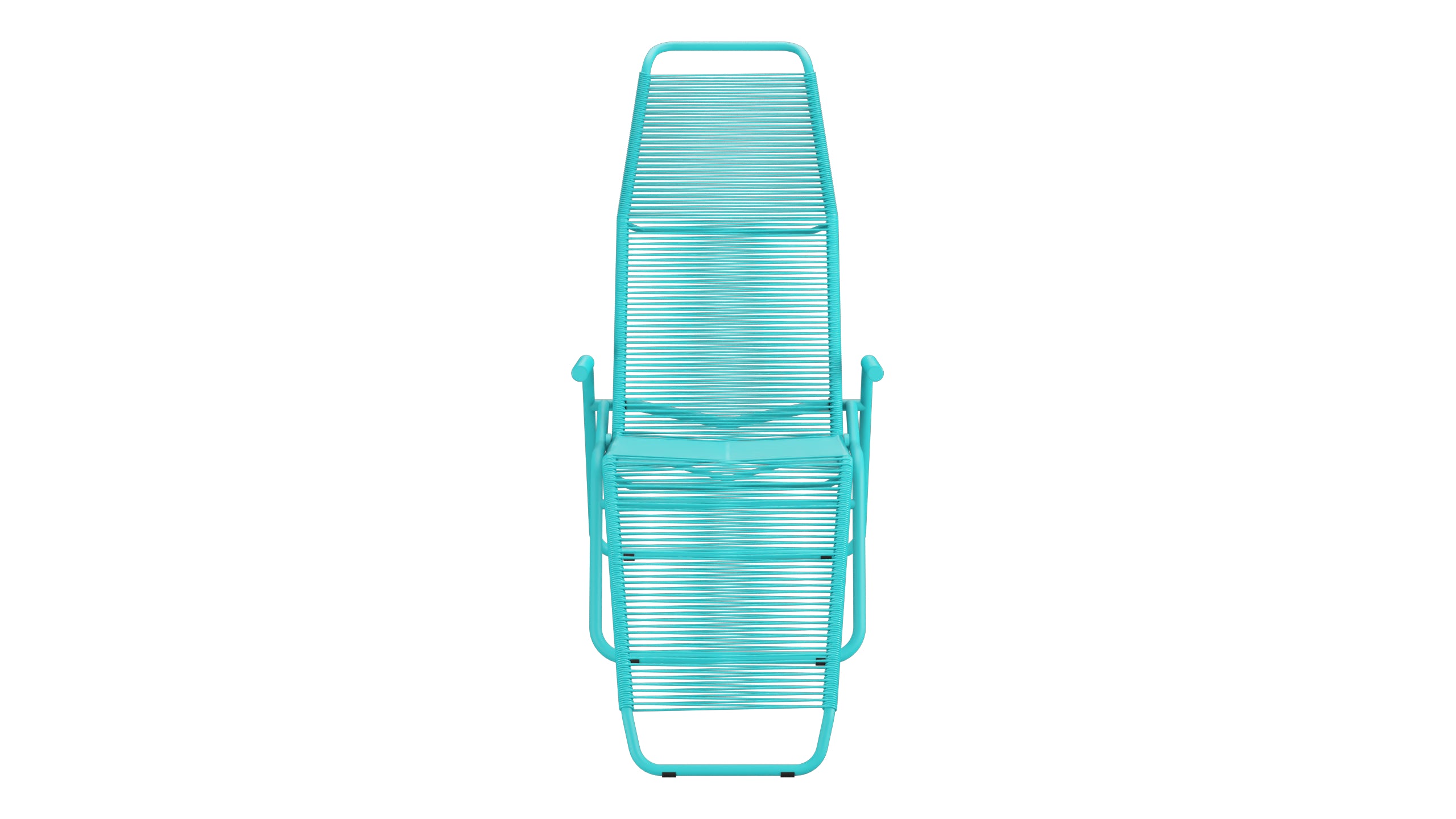 Liege Brissago Spaghetti in Türkis präsentiert im Onlineshop von KAQTU Design AG. Liegestuhl ist von Schaffner