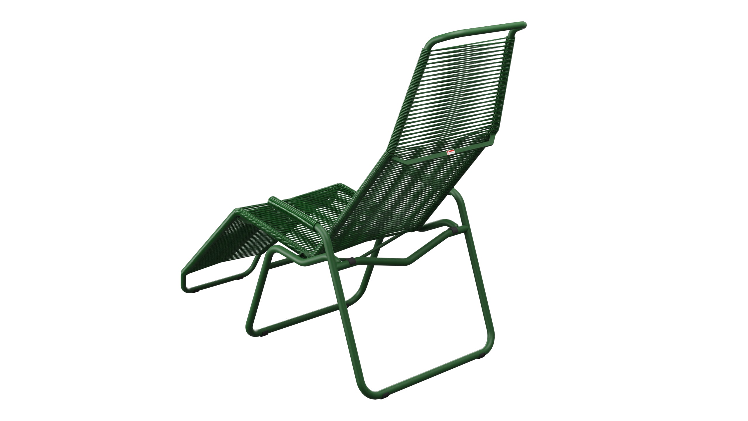 Liege Brissago Spaghetti in Tannengrün präsentiert im Onlineshop von KAQTU Design AG. Liegestuhl ist von Schaffner