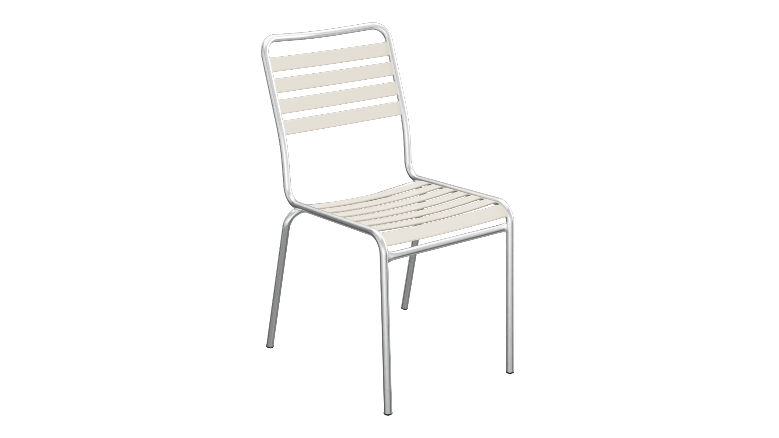 Rigi Lättli-Gartenstuhl ohne Armlehne in Pastellsand präsentiert im Onlineshop von KAQTU Design AG. Gartenstuhl ist von Schaffner