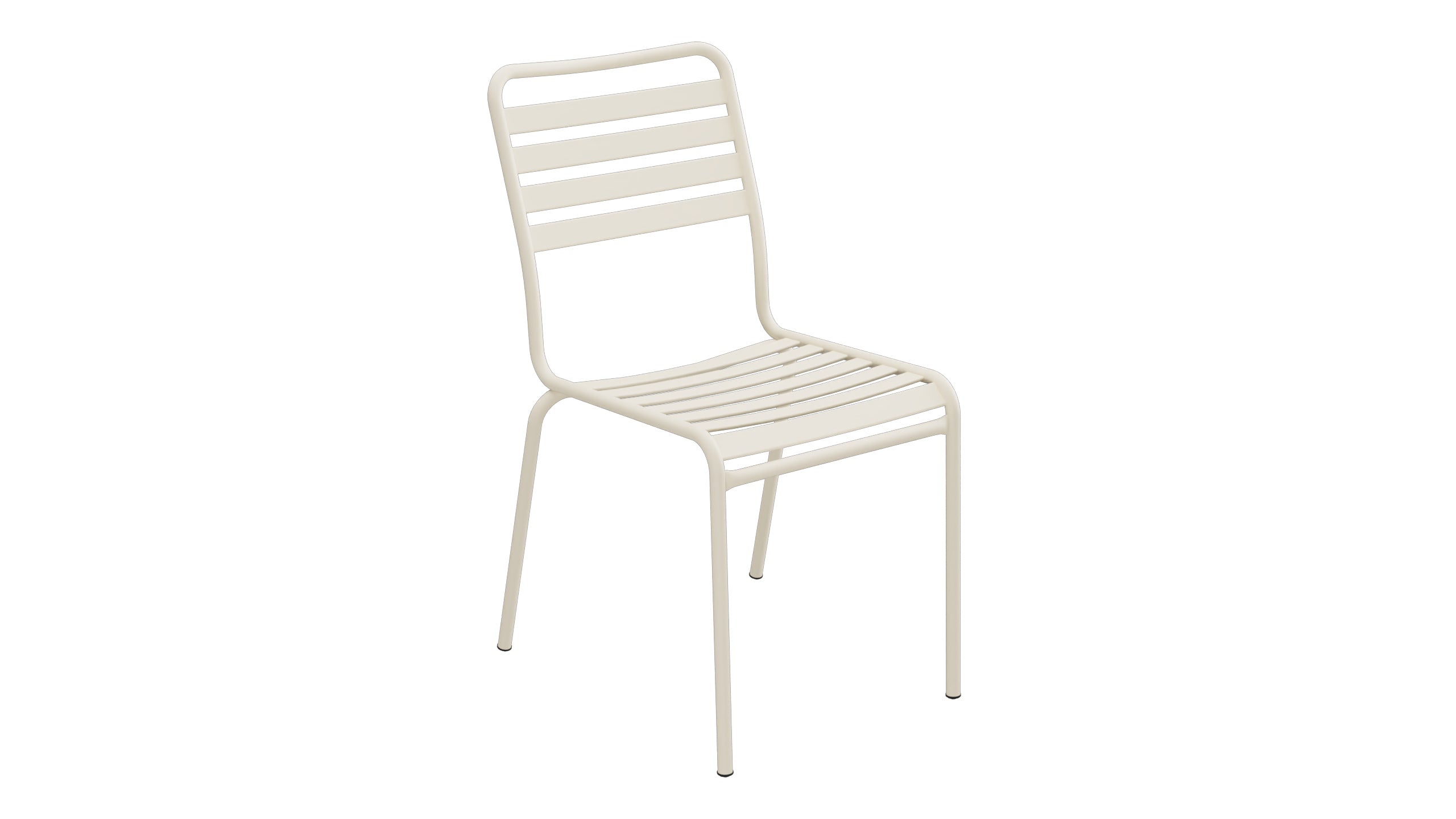 Rigi Lättli-Gartenstuhl ohne Armlehne in Pastellsand präsentiert im Onlineshop von KAQTU Design AG. Gartenstuhl ist von Schaffner