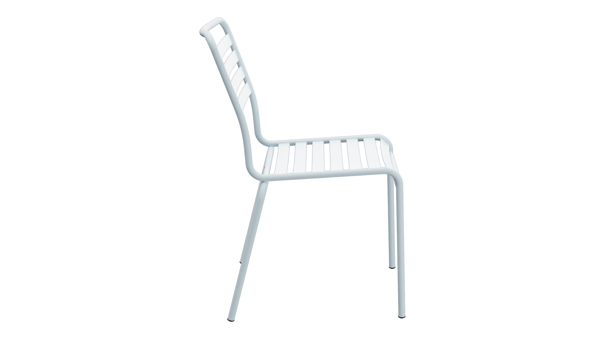 Rigi Lättli-Gartenstuhl ohne Armlehne in Pastellblau präsentiert im Onlineshop von KAQTU Design AG. Gartenstuhl ist von Schaffner