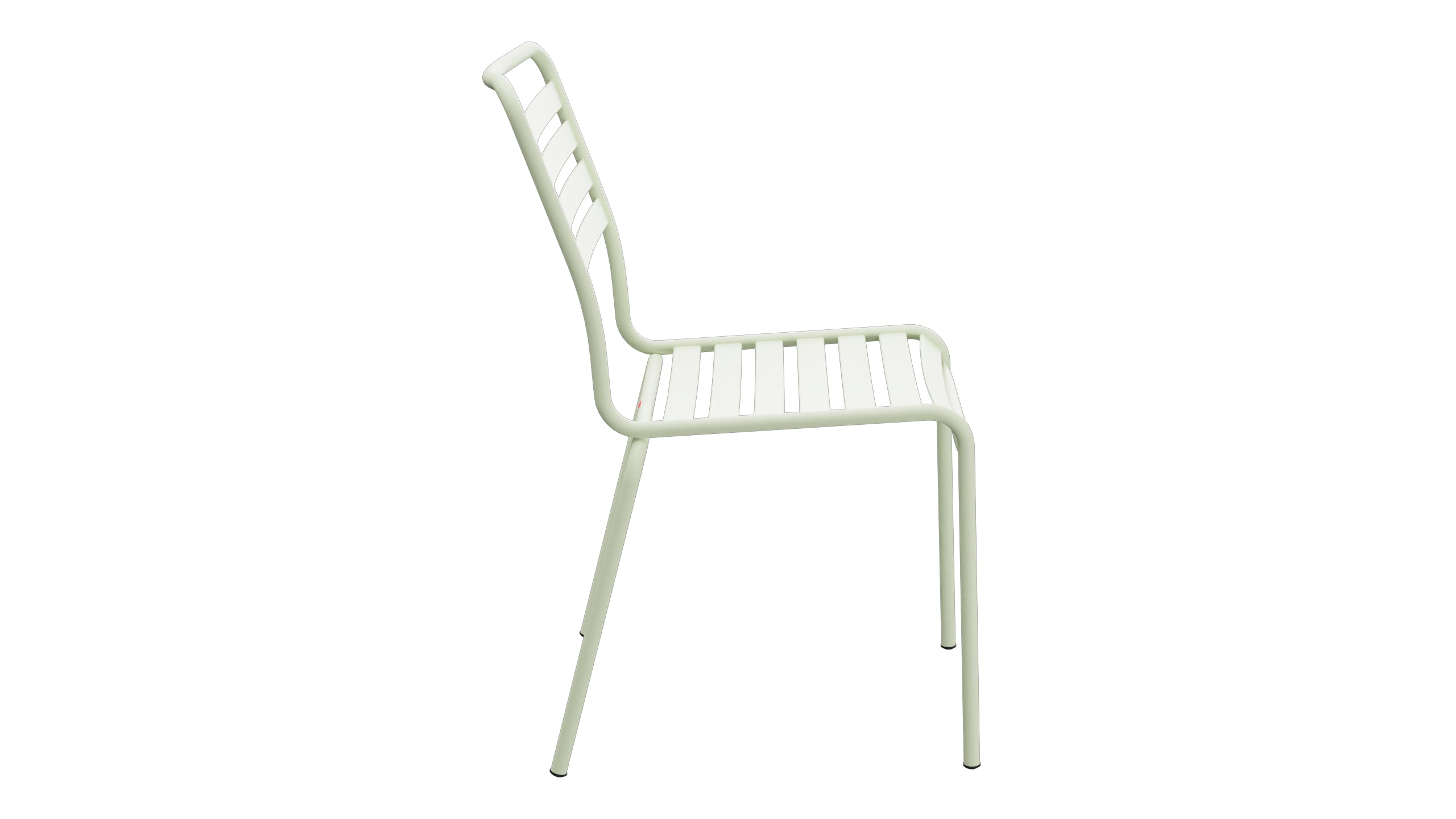 Rigi Lättli-Gartenstuhl ohne Armlehne in Pastellgrün präsentiert im Onlineshop von KAQTU Design AG. Gartenstuhl ist von Schaffner