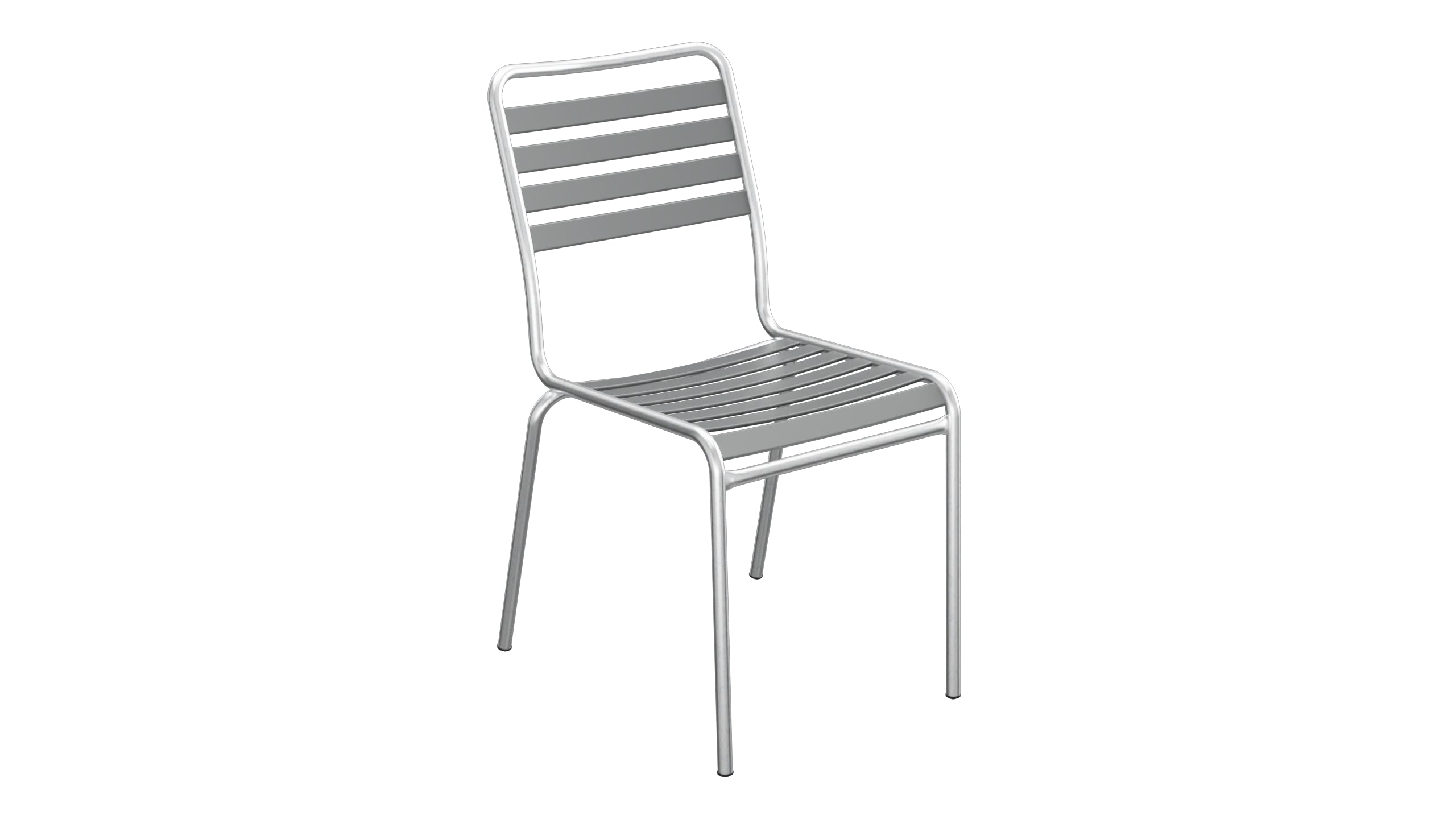 Rigi Lättli-Gartenstuhl ohne Armlehne in Graphit präsentiert im Onlineshop von KAQTU Design AG. Gartenstuhl ist von Schaffner