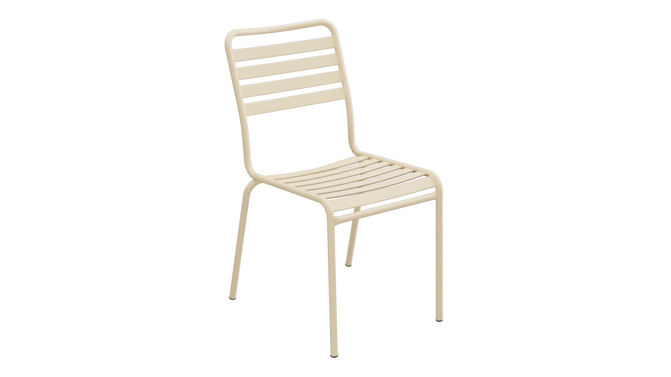 Rigi Lättli-Gartenstuhl ohne Armlehne in Pastellbraun präsentiert im Onlineshop von KAQTU Design AG. Gartenstuhl ist von Schaffner
