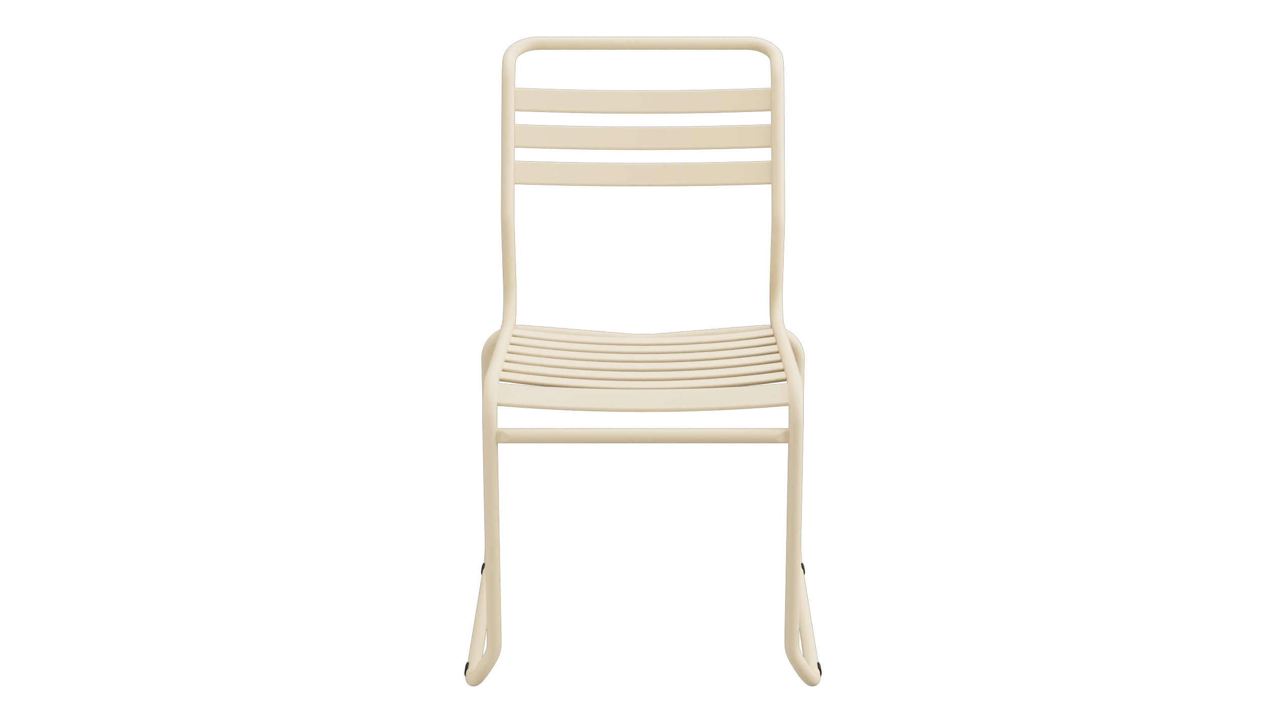Säntis Lättli-Gartenstuhl ohne Armlehne Kufen in Pastellbraun präsentiert im Onlineshop von KAQTU Design AG. Gartenstuhl ist von Schaffner