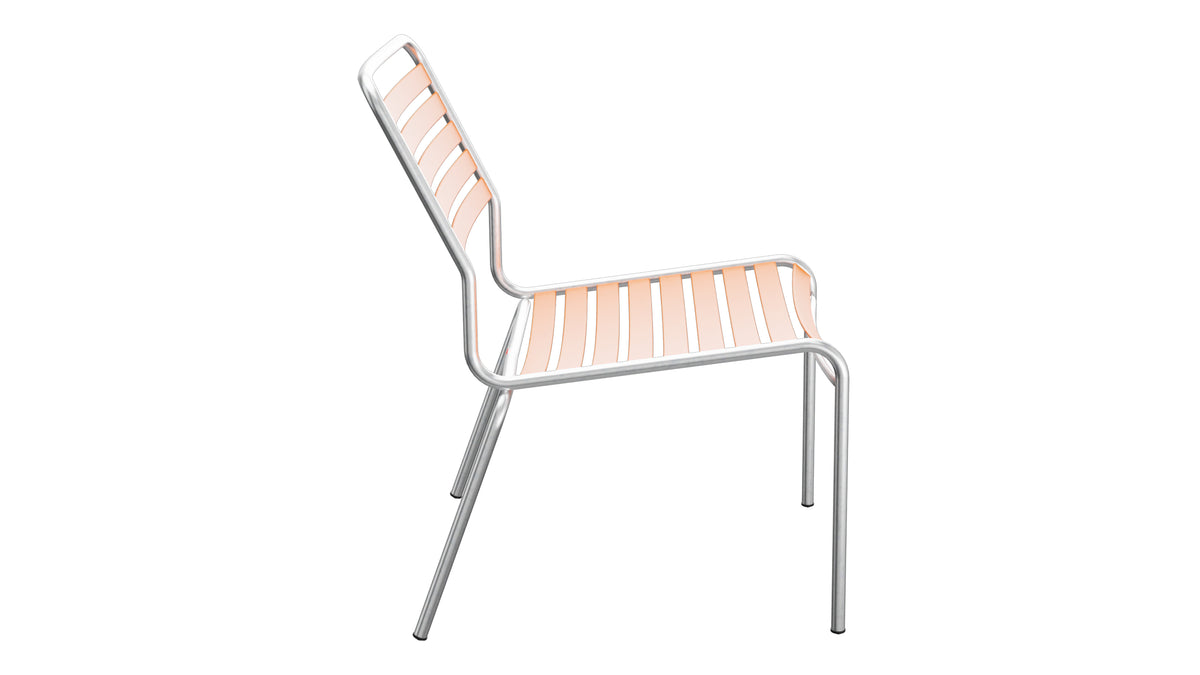 Rigi Lättli-Salonsessel ohne Armlehne in Orange präsentiert im Onlineshop von KAQTU Design AG. Outdoor-Sessel ist von Schaffner