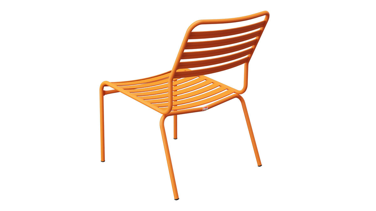 Rigi Lättli-Salonsessel ohne Armlehne in Orange präsentiert im Onlineshop von KAQTU Design AG. Outdoor-Sessel ist von Schaffner