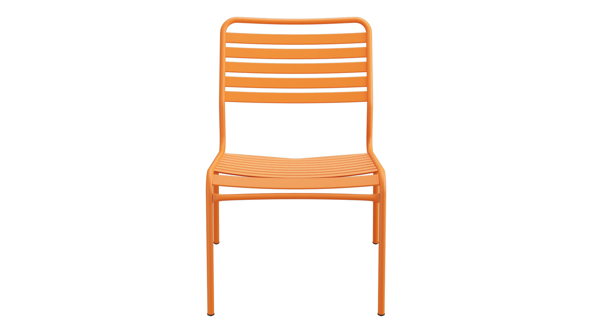 Rigi Lättli-Salonsessel ohne Armlehne in Orange präsentiert im Onlineshop von KAQTU Design AG. Outdoor-Sessel ist von Schaffner