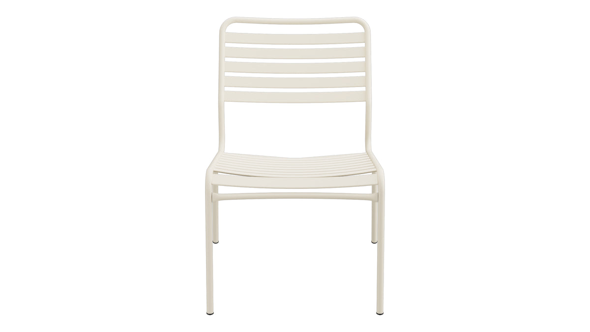 Rigi Lättli-Salonsessel ohne Armlehne in Pastellsand präsentiert im Onlineshop von KAQTU Design AG. Outdoor-Sessel ist von Schaffner