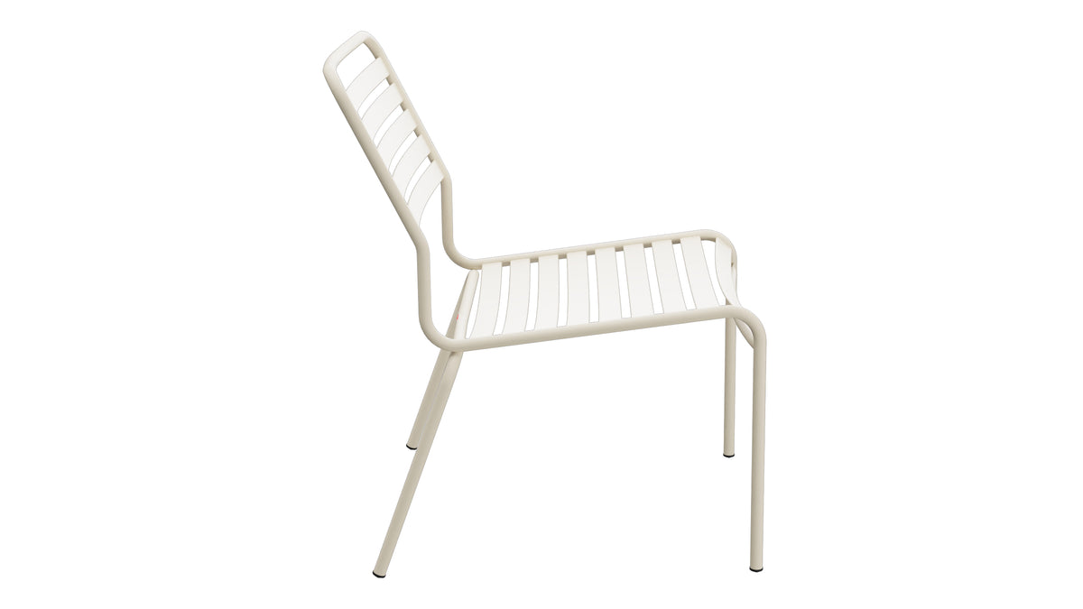 Rigi Lättli-Salonsessel ohne Armlehne in Pastellsand präsentiert im Onlineshop von KAQTU Design AG. Outdoor-Sessel ist von Schaffner