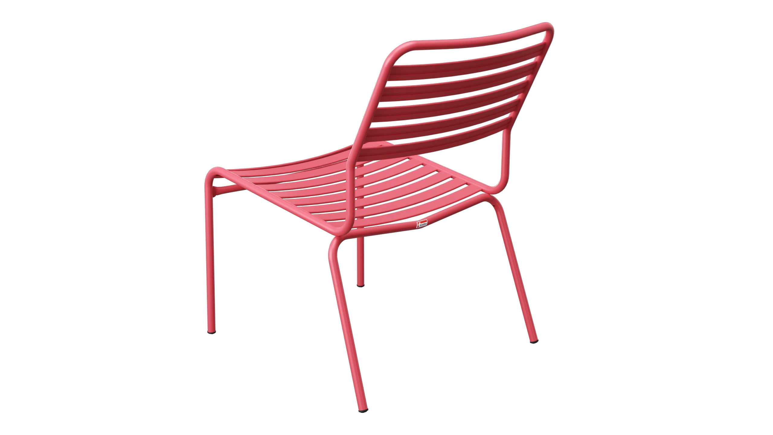Rigi Lättli-Salonsessel ohne Armlehne in Ahornrot präsentiert im Onlineshop von KAQTU Design AG. Outdoor-Sessel ist von Schaffner