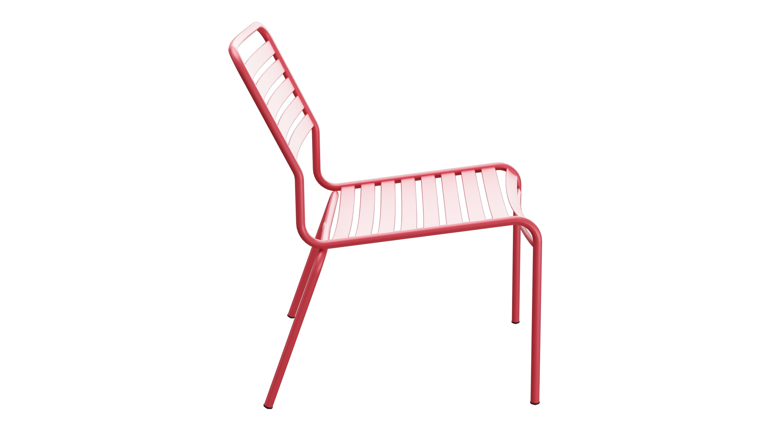 Rigi Lättli-Salonsessel ohne Armlehne in Ahornrot präsentiert im Onlineshop von KAQTU Design AG. Outdoor-Sessel ist von Schaffner