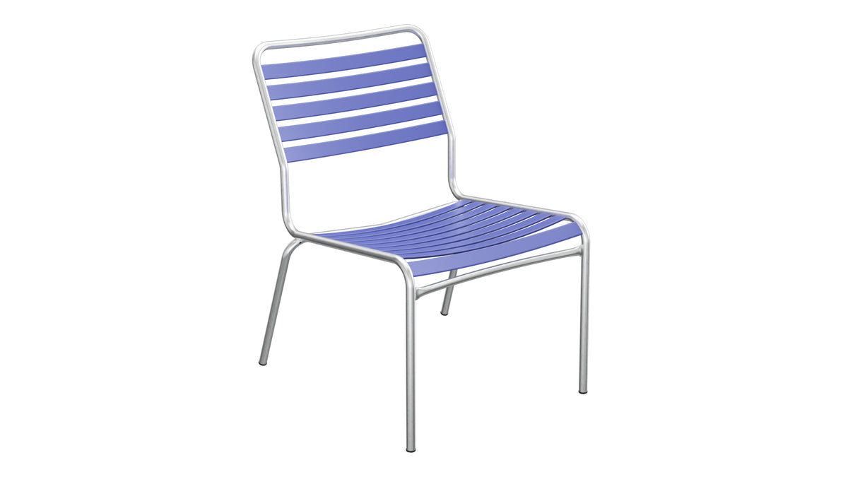 Rigi Lättli-Salonsessel ohne Armlehne in Blau präsentiert im Onlineshop von KAQTU Design AG. Outdoor-Sessel ist von Schaffner