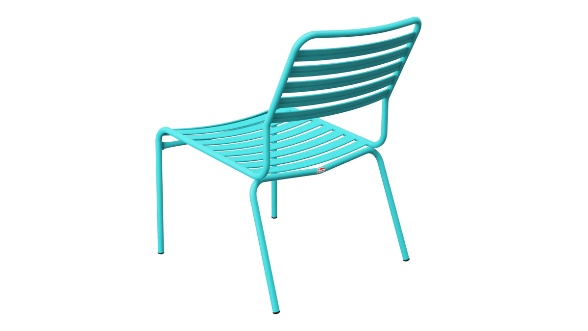 Rigi Lättli-Salonsessel ohne Armlehne in Türkis präsentiert im Onlineshop von KAQTU Design AG. Outdoor-Sessel ist von Schaffner