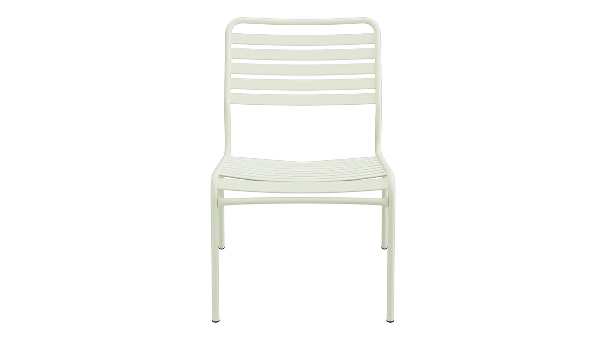 Rigi Lättli-Salonsessel ohne Armlehne in Pastellgrün präsentiert im Onlineshop von KAQTU Design AG. Outdoor-Sessel ist von Schaffner