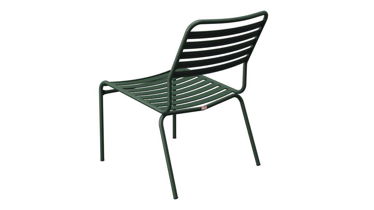 Rigi Lättli-Salonsessel ohne Armlehne in Tannengrün präsentiert im Onlineshop von KAQTU Design AG. Outdoor-Sessel ist von Schaffner