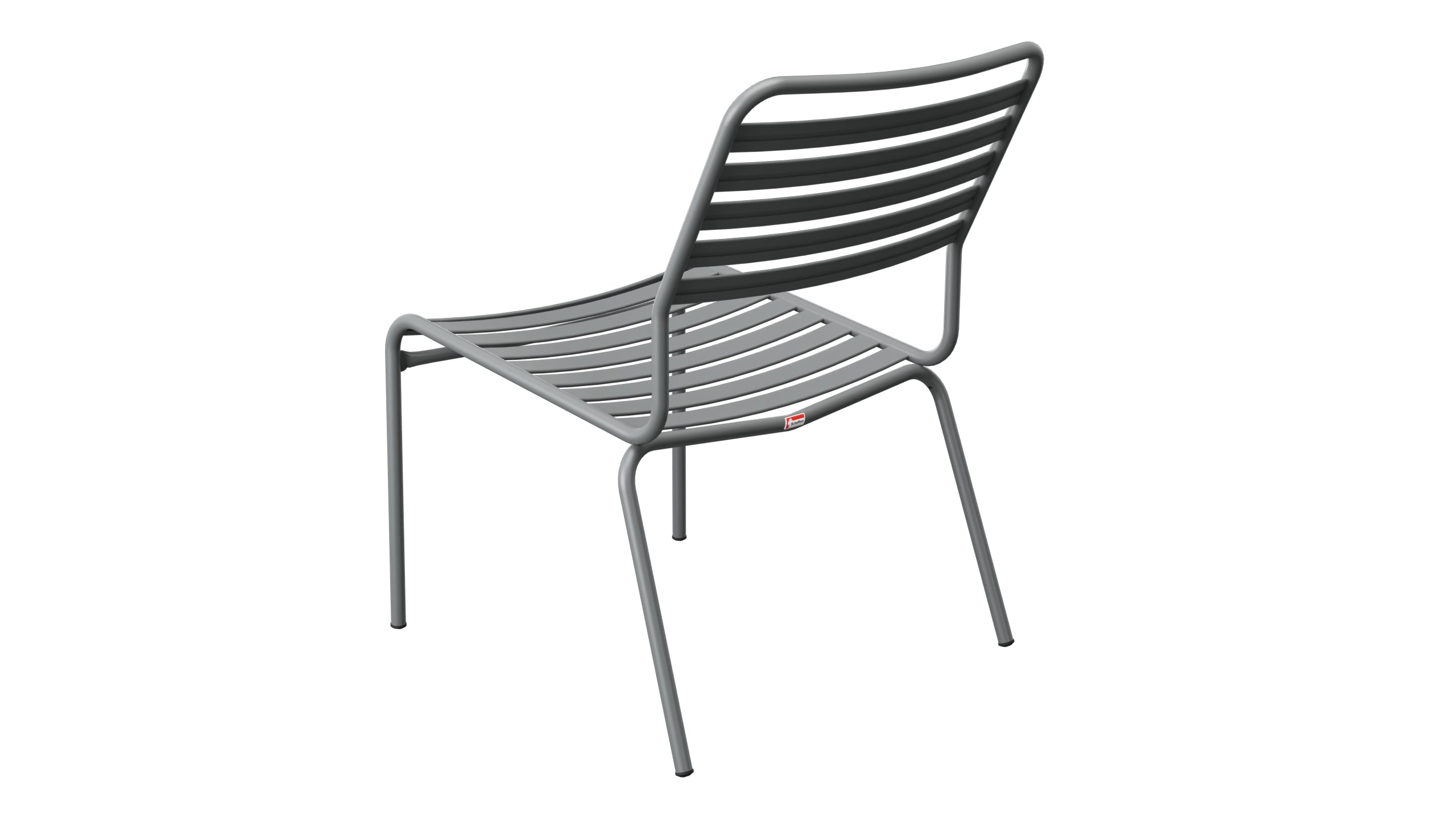 Rigi Lättli-Salonsessel ohne Armlehne in Graphit präsentiert im Onlineshop von KAQTU Design AG. Outdoor-Sessel ist von Schaffner