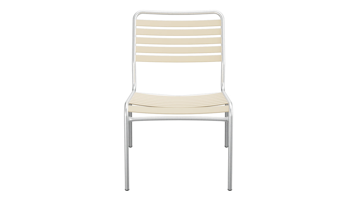 Rigi Lättli-Salonsessel ohne Armlehne in Pastellbraun präsentiert im Onlineshop von KAQTU Design AG. Outdoor-Sessel ist von Schaffner