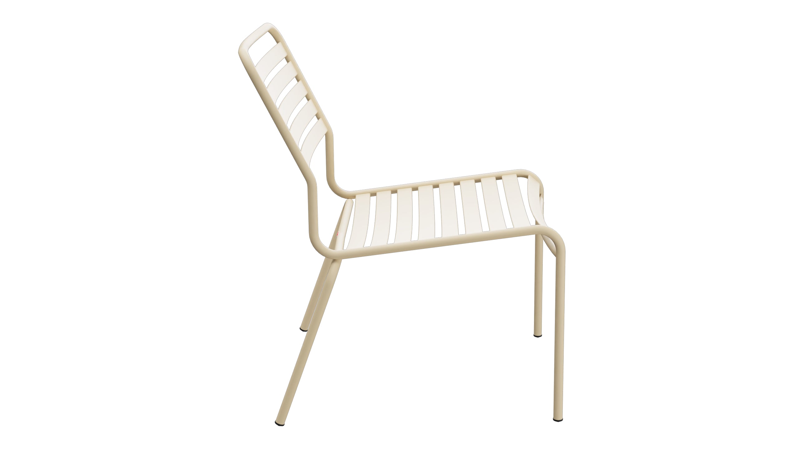 Rigi Lättli-Salonsessel ohne Armlehne in Pastellbraun präsentiert im Onlineshop von KAQTU Design AG. Outdoor-Sessel ist von Schaffner