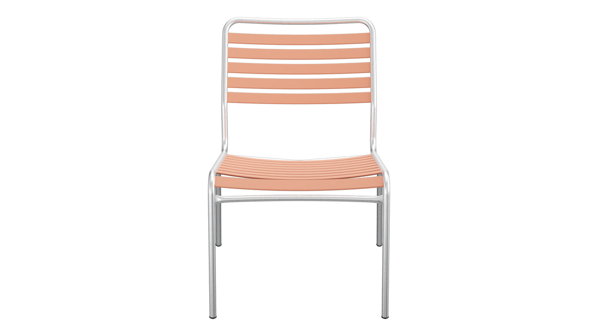 Rigi Lättli-Salonsessel ohne Armlehne in Pastellterracotta präsentiert im Onlineshop von KAQTU Design AG. Outdoor-Sessel ist von Schaffner
