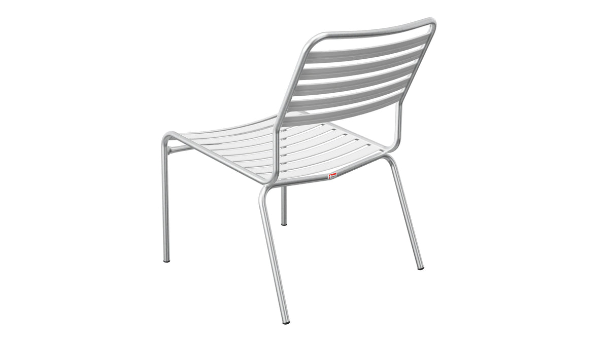 Rigi Lättli-Salonsessel ohne Armlehne in Weiss präsentiert im Onlineshop von KAQTU Design AG. Outdoor-Sessel ist von Schaffner