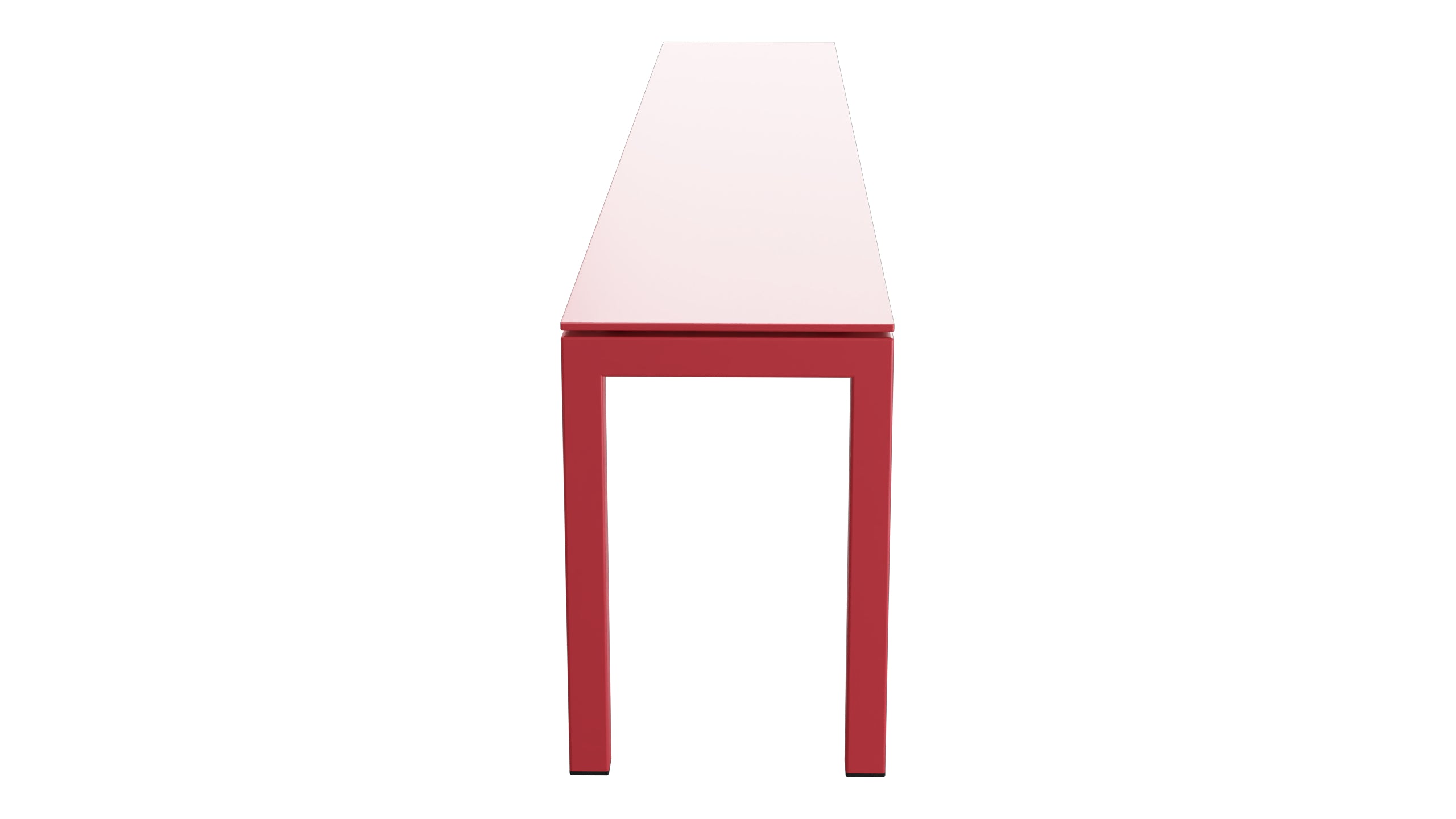 Luzern Glasfaser-Gartenbank 206x32 in Ahornrot präsentiert im Onlineshop von KAQTU Design AG. Gartenbank ist von Schaffner