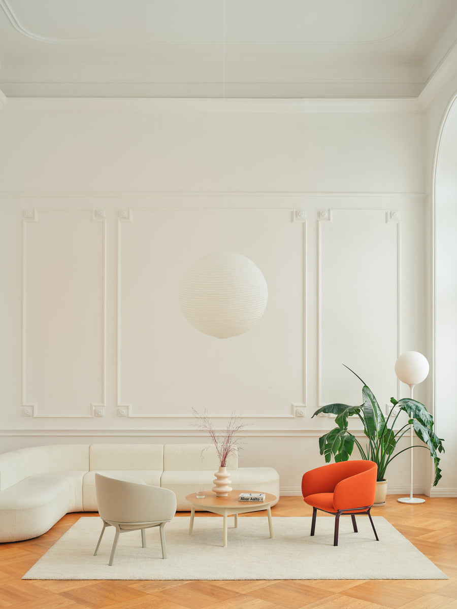Grace GR01 - Sessel in Ziegelrot präsentiert im Onlineshop von KAQTU Design AG. Sessel ist von Mdd