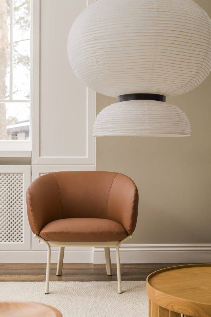 Grace GR01 - Sessel in Ziegelrot präsentiert im Onlineshop von KAQTU Design AG. Sessel ist von Mdd