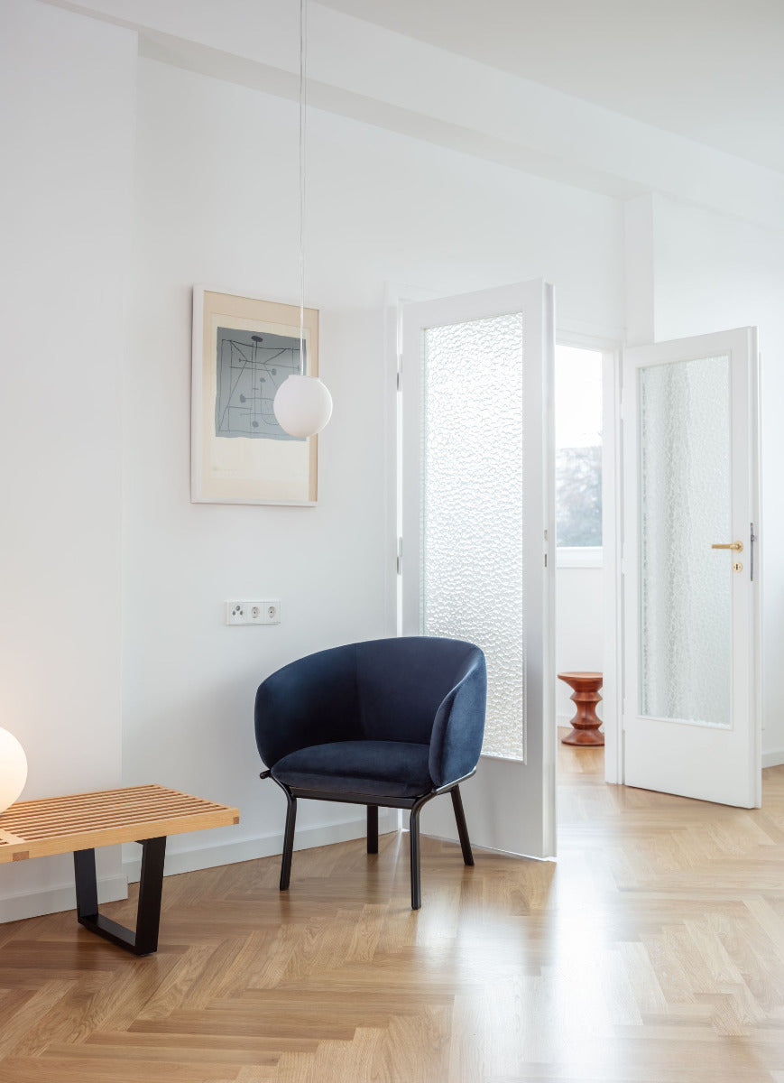 Grace GR01 - Sessel in Ziegelrot präsentiert im Onlineshop von KAQTU Design AG. Sessel ist von Mdd