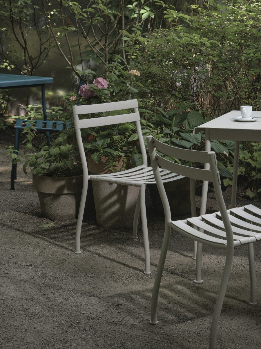 Flaner FLR01 - Stuhl, Set von 2 Stück in Türkis präsentiert im Onlineshop von KAQTU Design AG. Gartenstuhl ist von Mdd