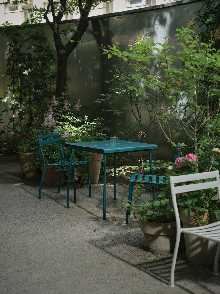 Flaner FLR02 - Stuhl, Set von 2 Stück in Türkis präsentiert im Onlineshop von KAQTU Design AG. Gartenstuhl ist von Mdd