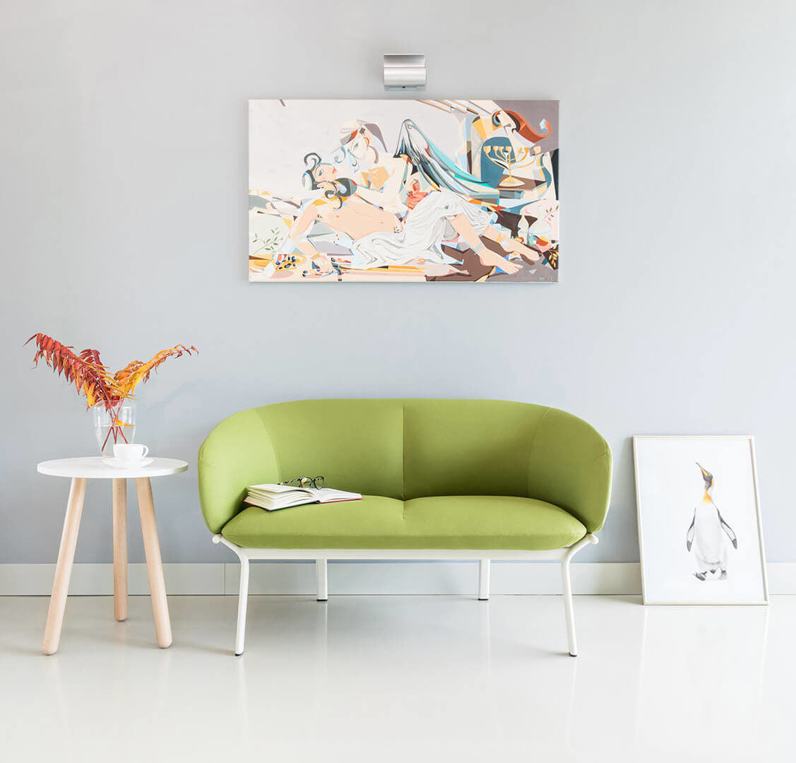Grace GR02 - Sofa in Beige präsentiert im Onlineshop von KAQTU Design AG. 2er Sofa ist von Mdd