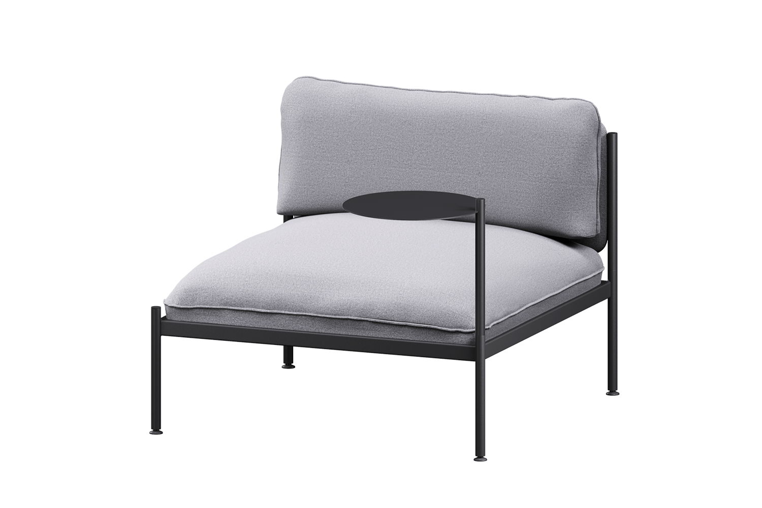Toom Modular Stuhl in Pale Grey  präsentiert im Onlineshop von KAQTU Design AG. Sessel ist von Noo.ma